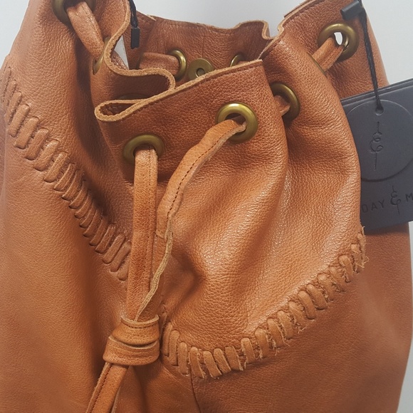 Genuine Leather Hobo Handbag - Picture 2 of 8